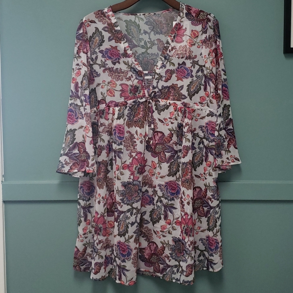 Sheer tunic